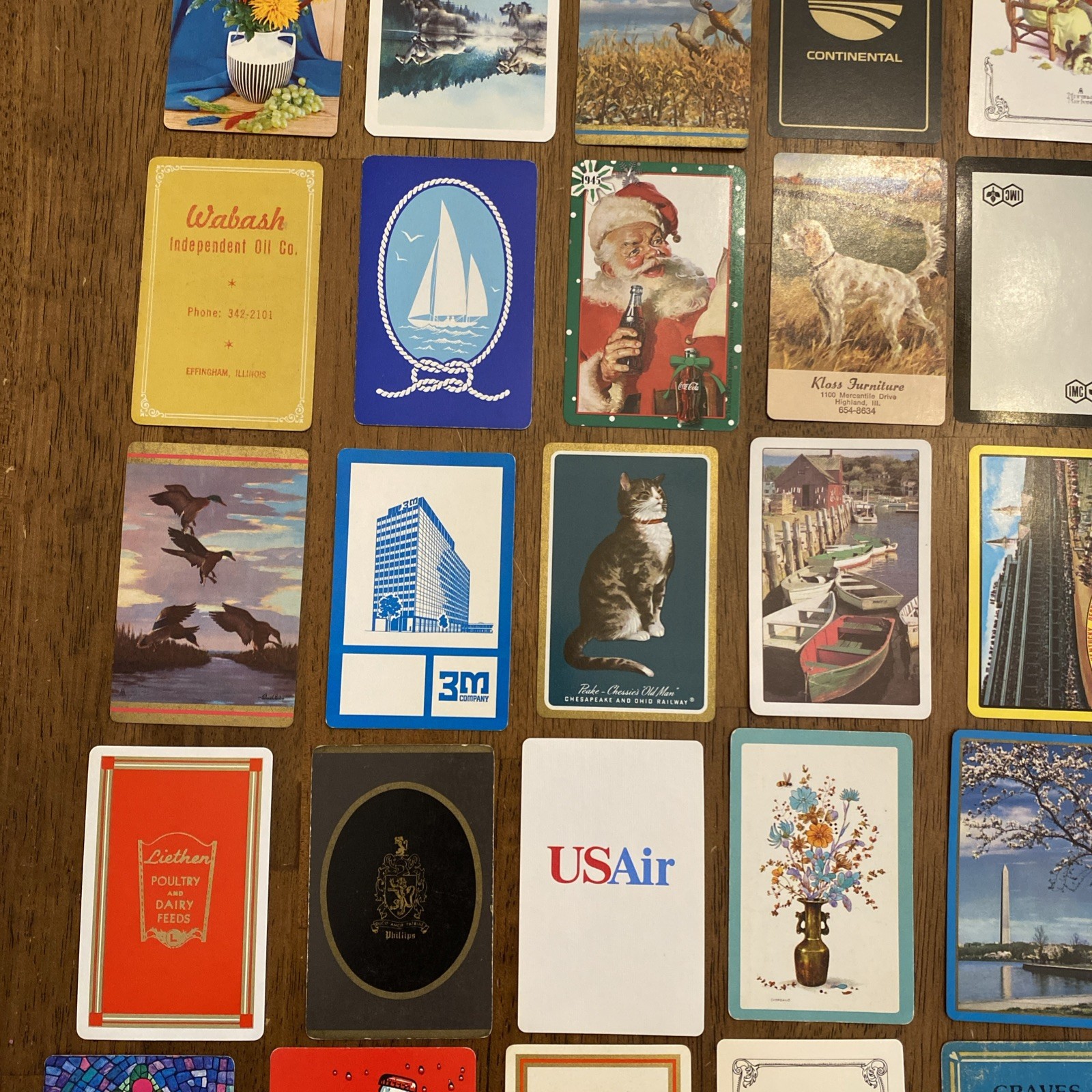 Lot B Single Swap Playing Cards 150 Cards Vintage to Modern Collectible Cards
