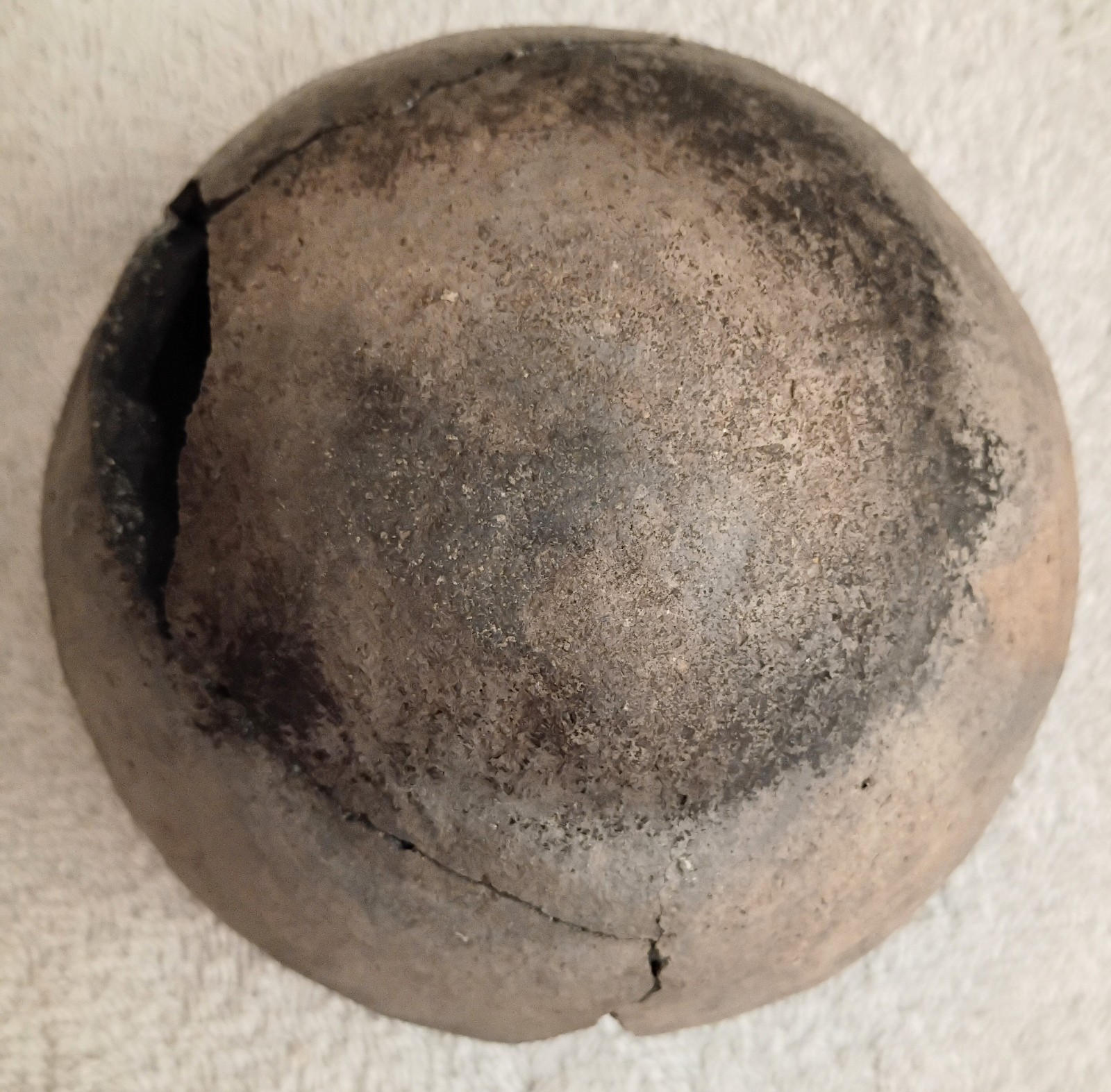 Great Antique Ancestral Pueblo Red Ware Pottery Bowl