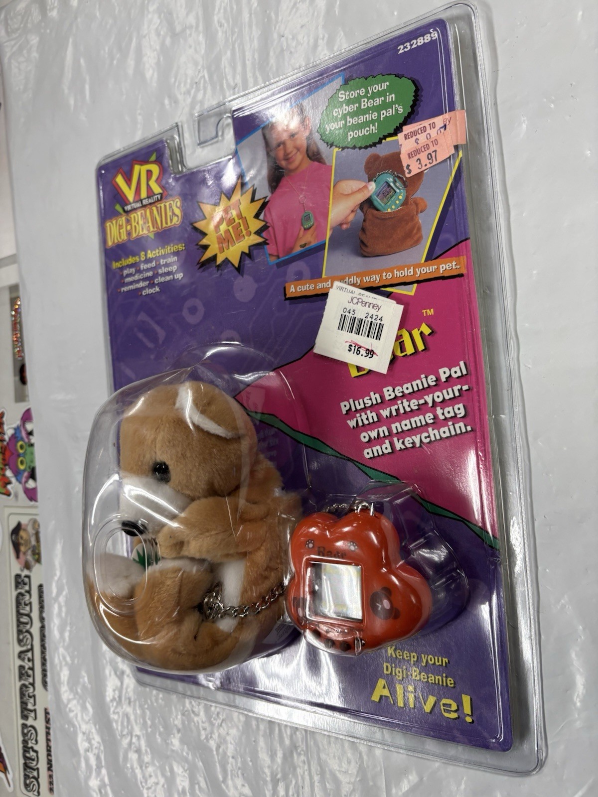 New VTG 1997 Digi Beanies Virtual Bear Giga Pets by MGA Entertainment Rare New A
