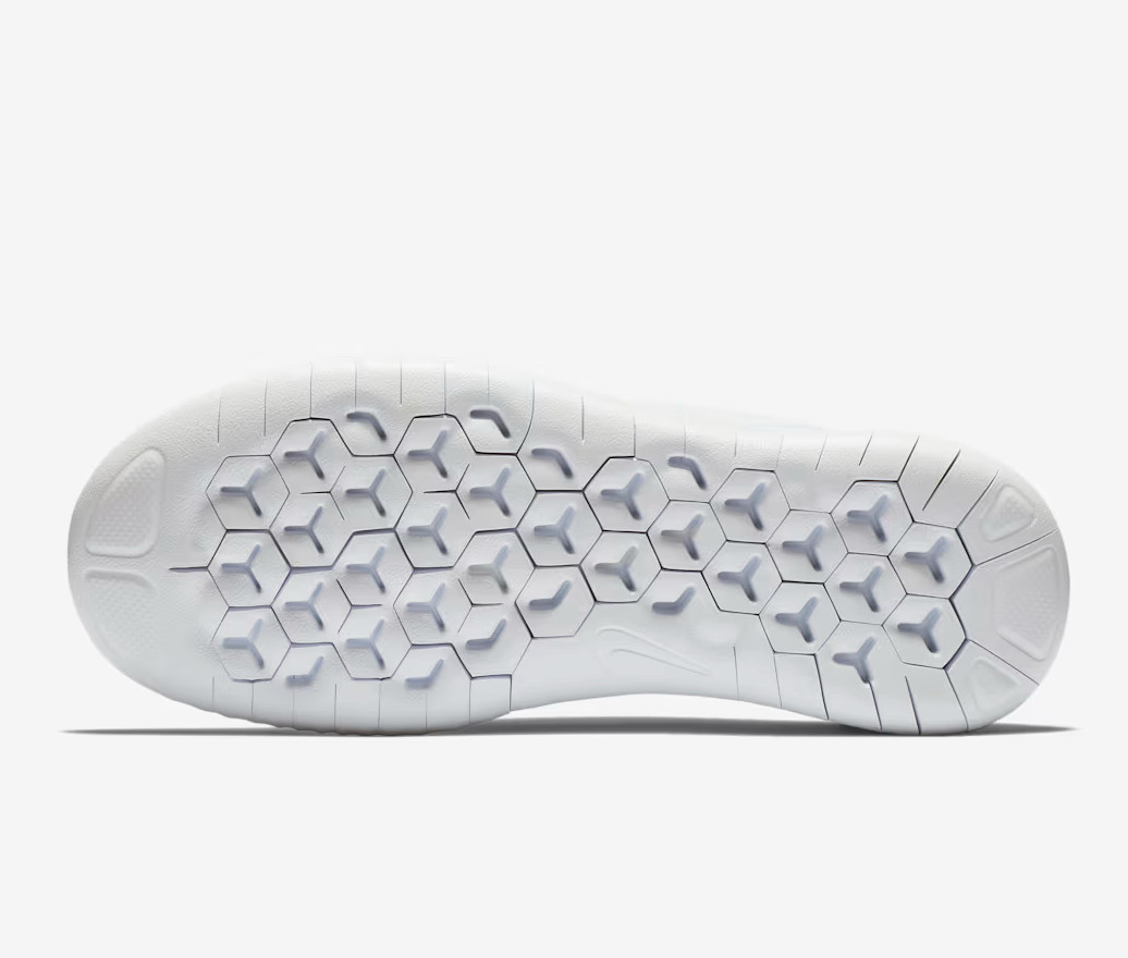 Nike Free Womens RN 2018 White Black Running Shoes 942837 100