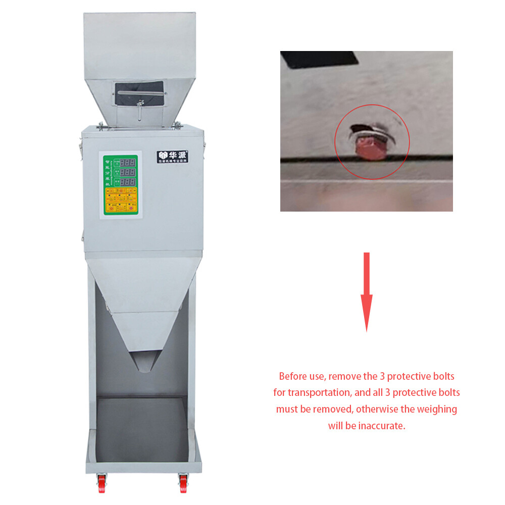 10 - 999G Auto Packing&Filling Machine Weigh Filler For Tea/seed/grain 110V NEW