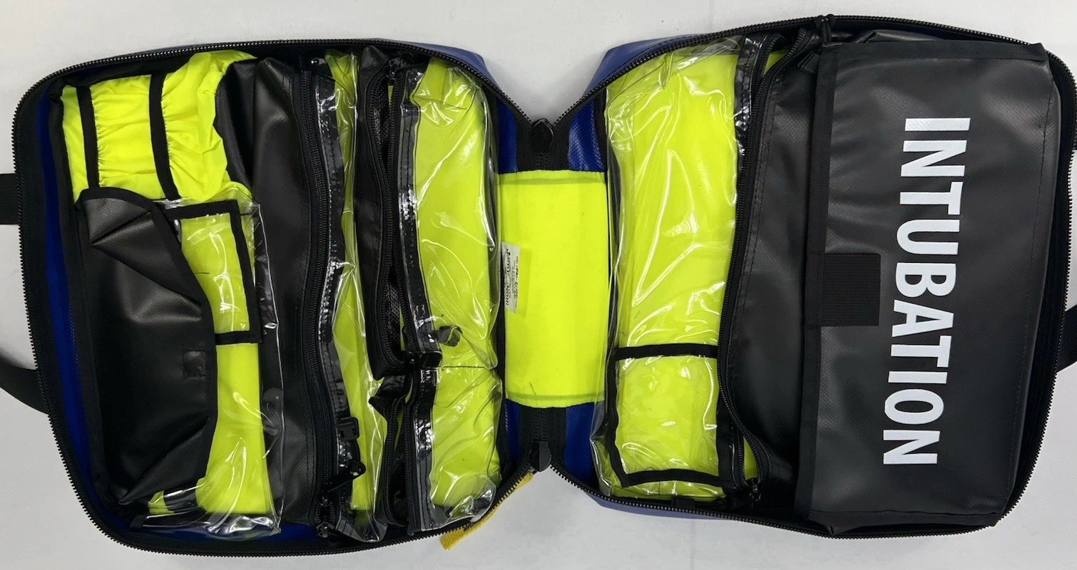 Iron Duck ALS Rolling Backpack!! First Responders EMT/EMS Medical Bag Blue