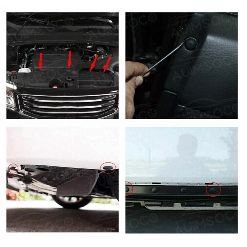 For Toyota Tacoma Trim Panel Clips Bumper Fender Push Pin Rivet 7 8 9mm Engine