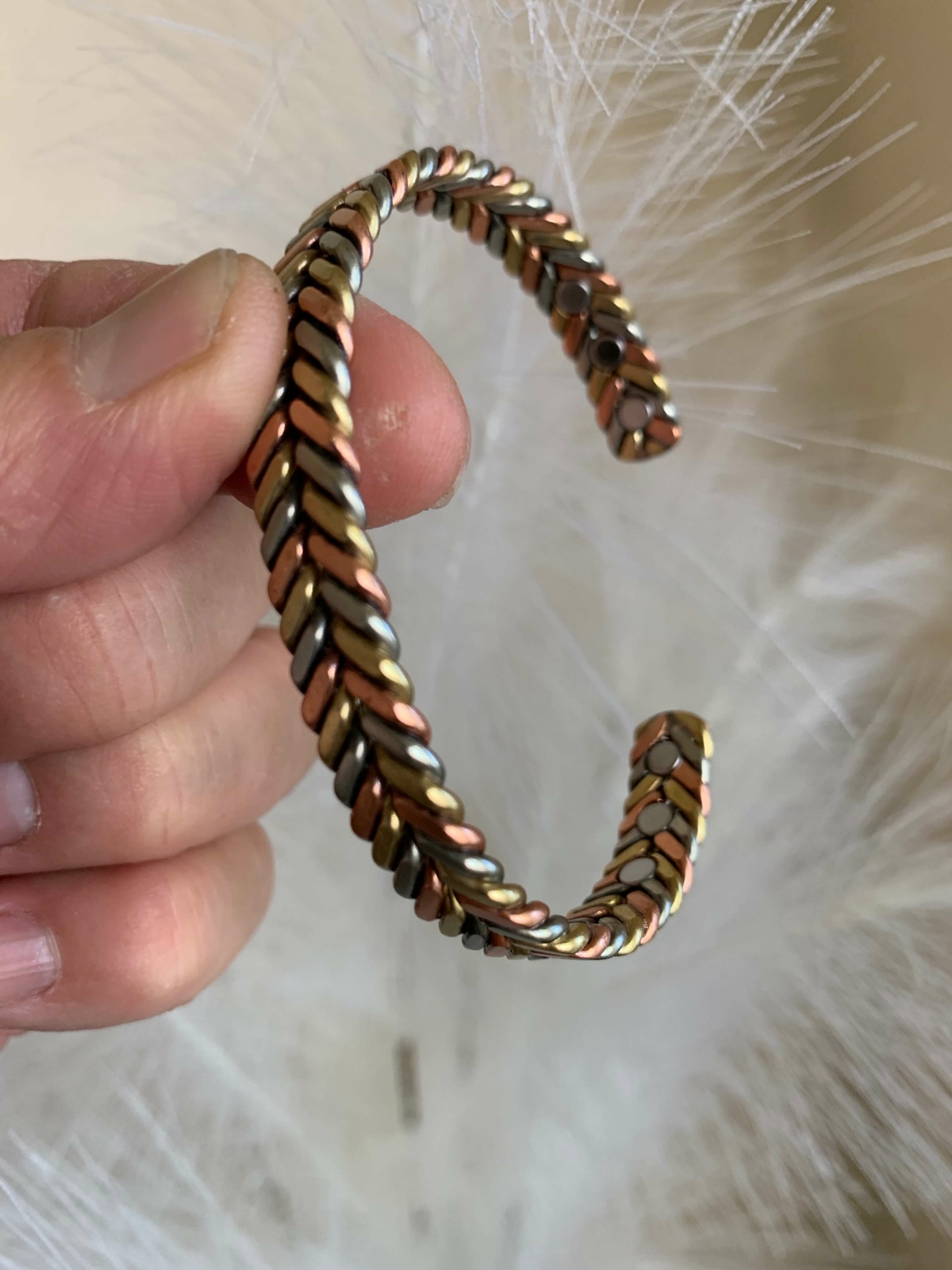 Solid Pure Copper Magnetic Bracelet Arthritis Pain Relief Power Energy Men Women