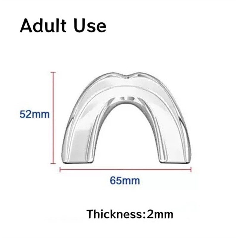 1-100Pcs Dental Night Mouth guard Teeth Clenching Grinding Sleep Splint Clear