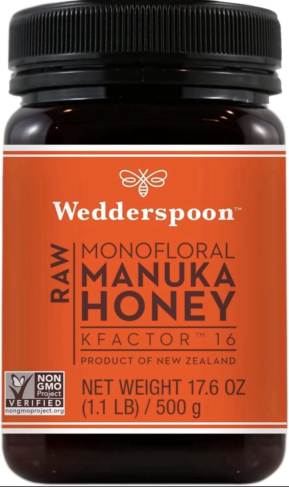 Wedderspoon, Raw Monofloral Manuka Honey, KFactor 16, 8.8 oz (250g) BB MAR 2028+