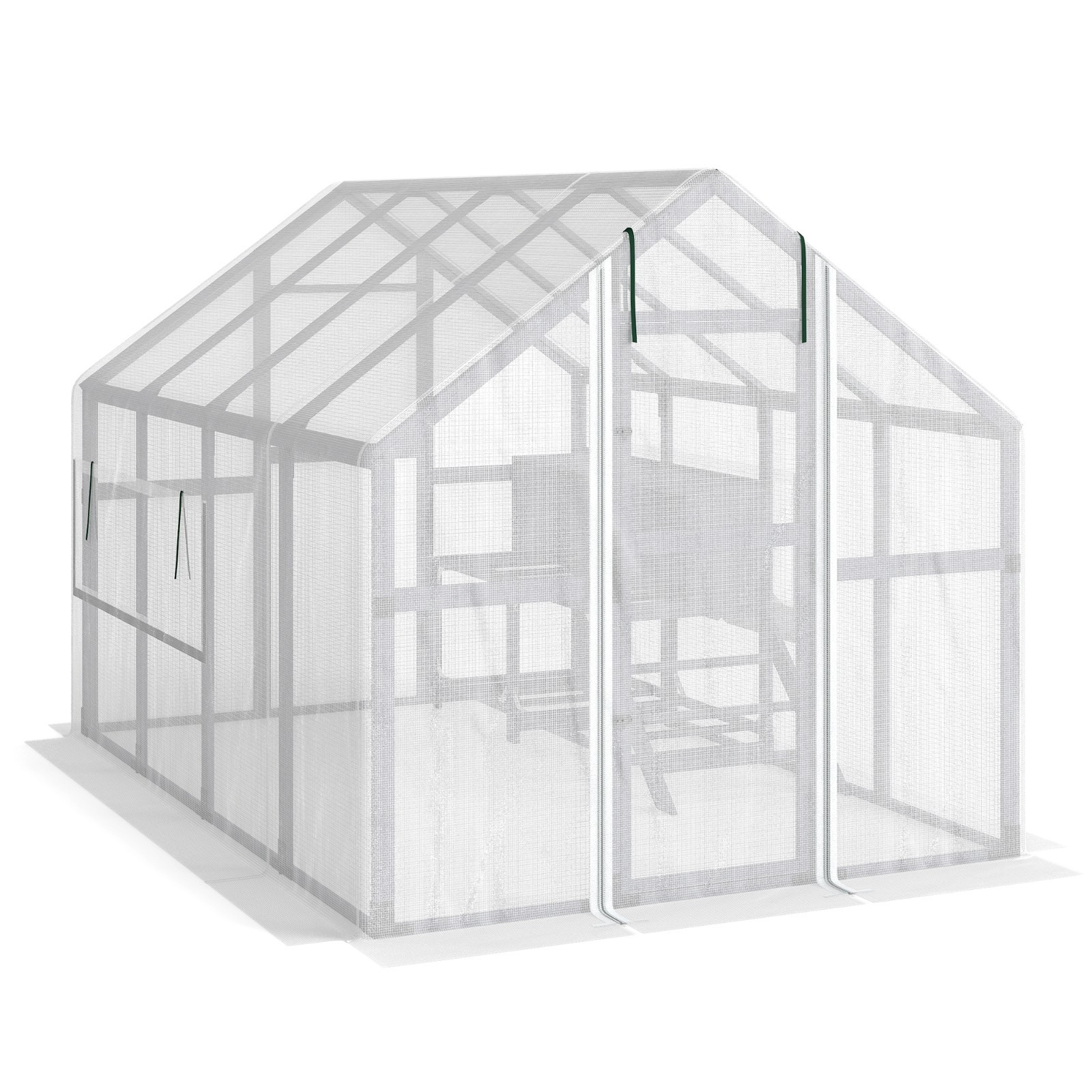 Outdoor Wooden Super-large Chicken Coop Walk-in Chicken Runs for Yard with Cover