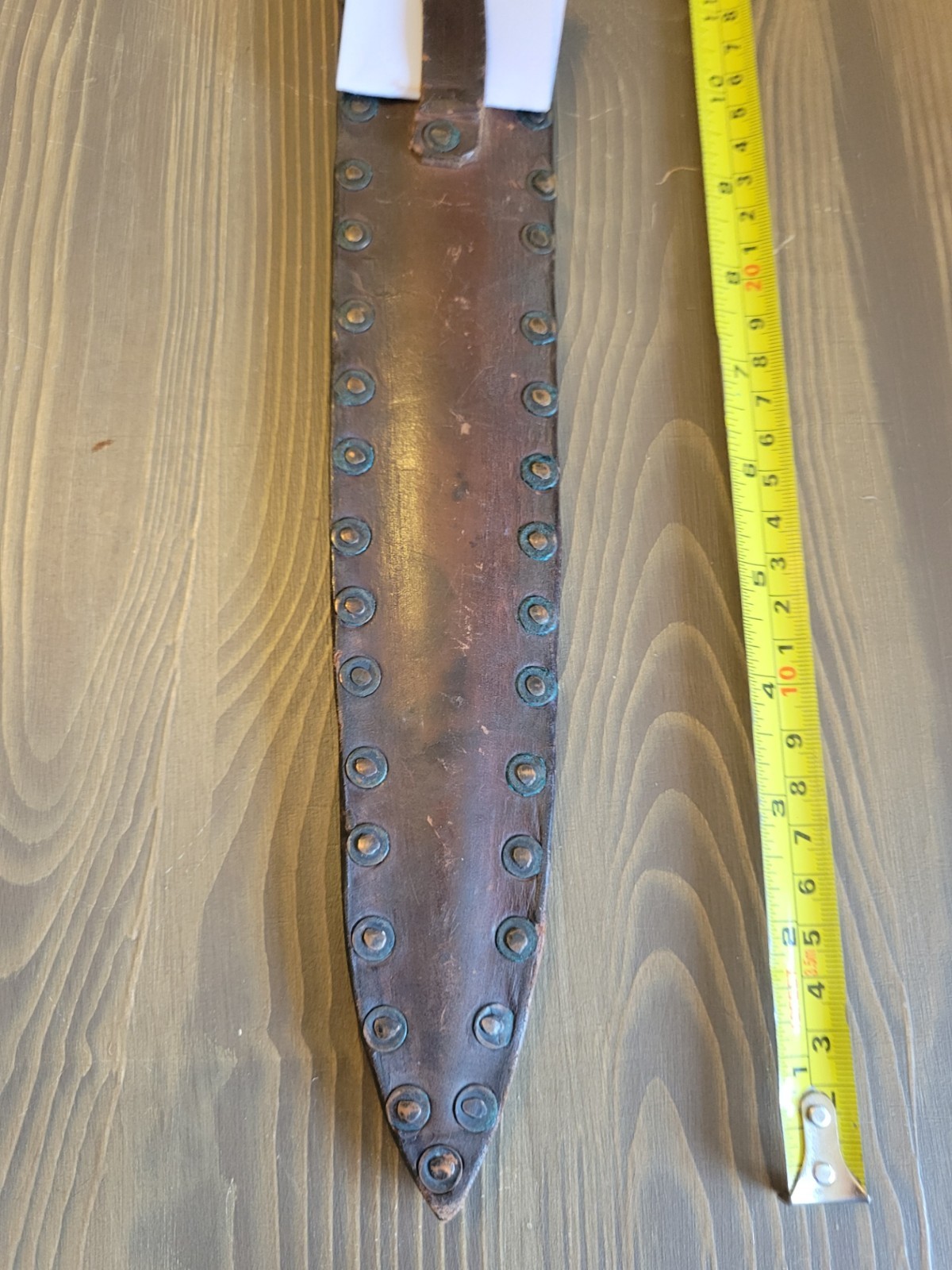 Antique Mid-1800s Stag Handle Fighting Knife with Sheath