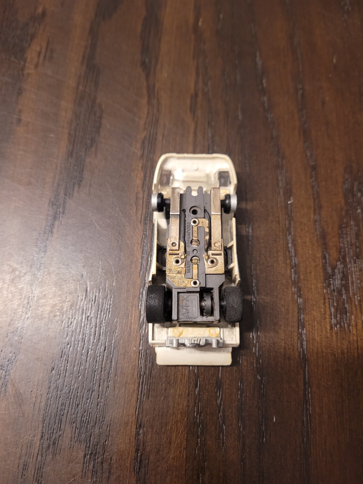 Vintage Aurora AFX White & Blue #6 Ferrari 512M Slot Car