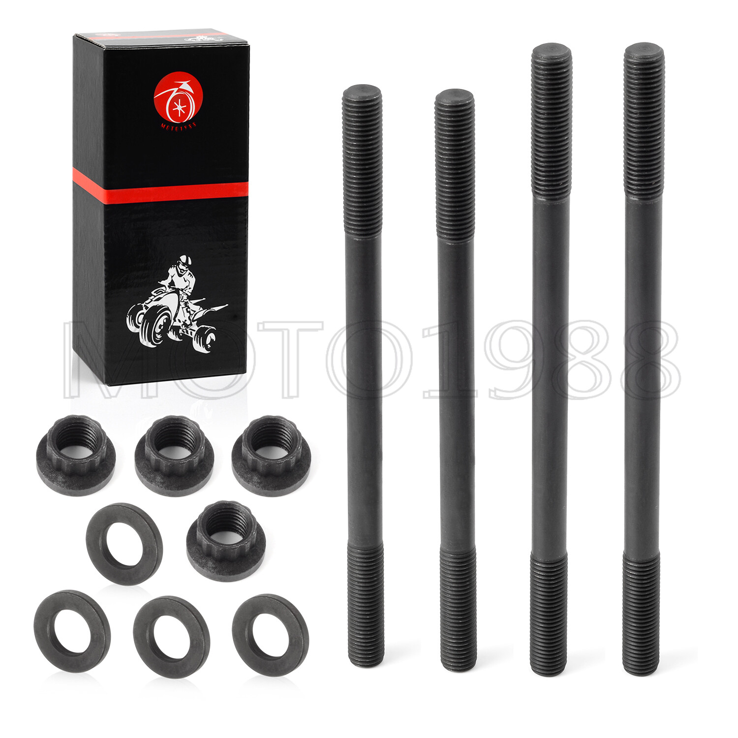 For Yamaha YFZ450 YFZ 450 2004-14 Stronger Heavy Duty Cylinder Head Studs Bolts