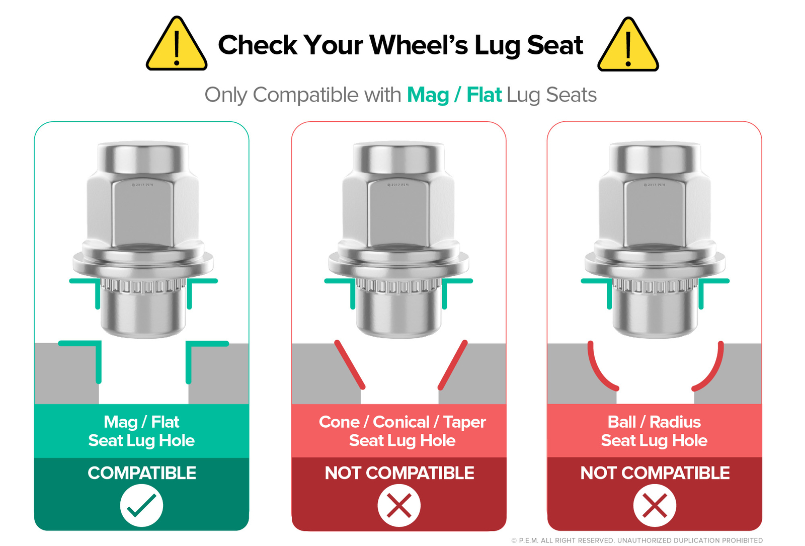 20pc OE Mag Style Lug Nuts with Washer | 12x1.25 | for Nissan Infiniti (Chrome)