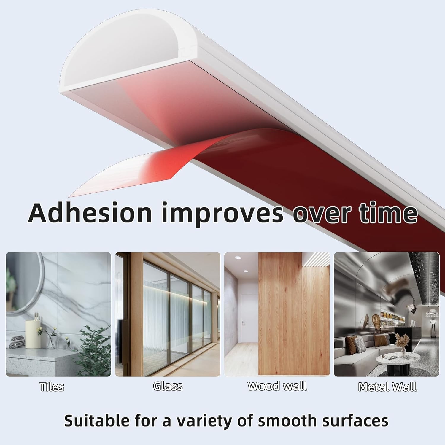 39”-197'' Cord Hider for Wall Mounted TV Adhesive One-Cord Cable Hider for Wall