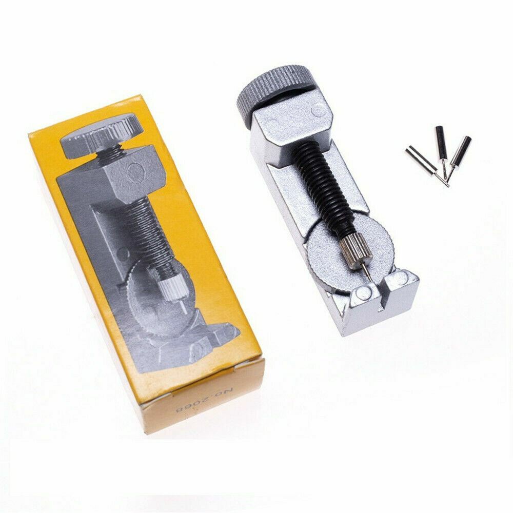Metal Adjustable Watch Band Strap Bracelet Link Pin Remover Repair Tool Kit Set2
