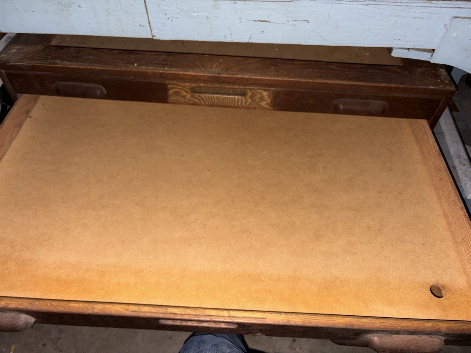 Vintage Hamilton Oak Flat Arhitect Map Blueprint Chest Of Drawers