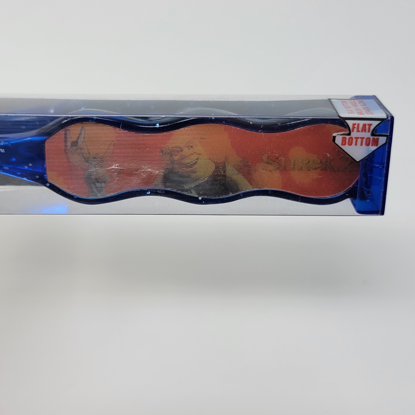 2 Happee Care Shrek 2 Soft Grip Toothbrush + Travel Cap Fiona Donkey Lenticular