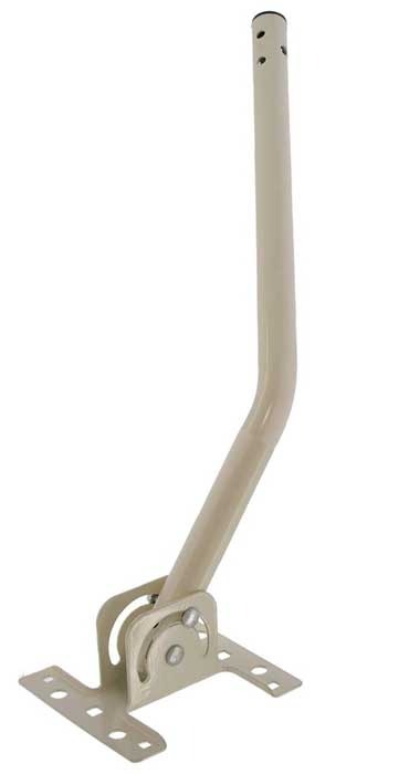 MOUNT MOUNTING POLE MAST FOR ANTENNA SATELLITE J-MOUNT DISH OUTDOOR WHITE COLOR