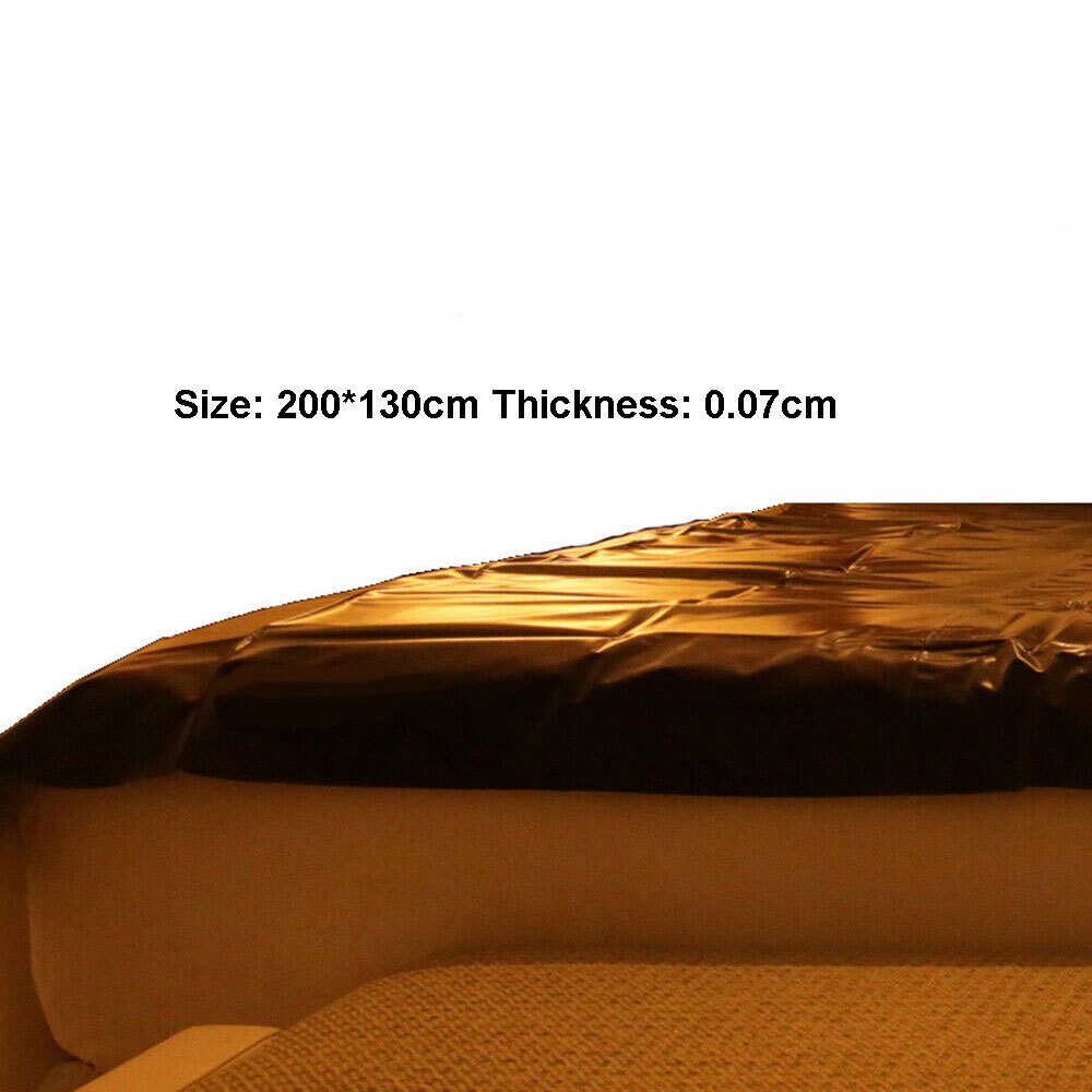 1X Waterproof Full Size Bedding Sheet PVC Bed Sheet Set for Wet play Tool Couple