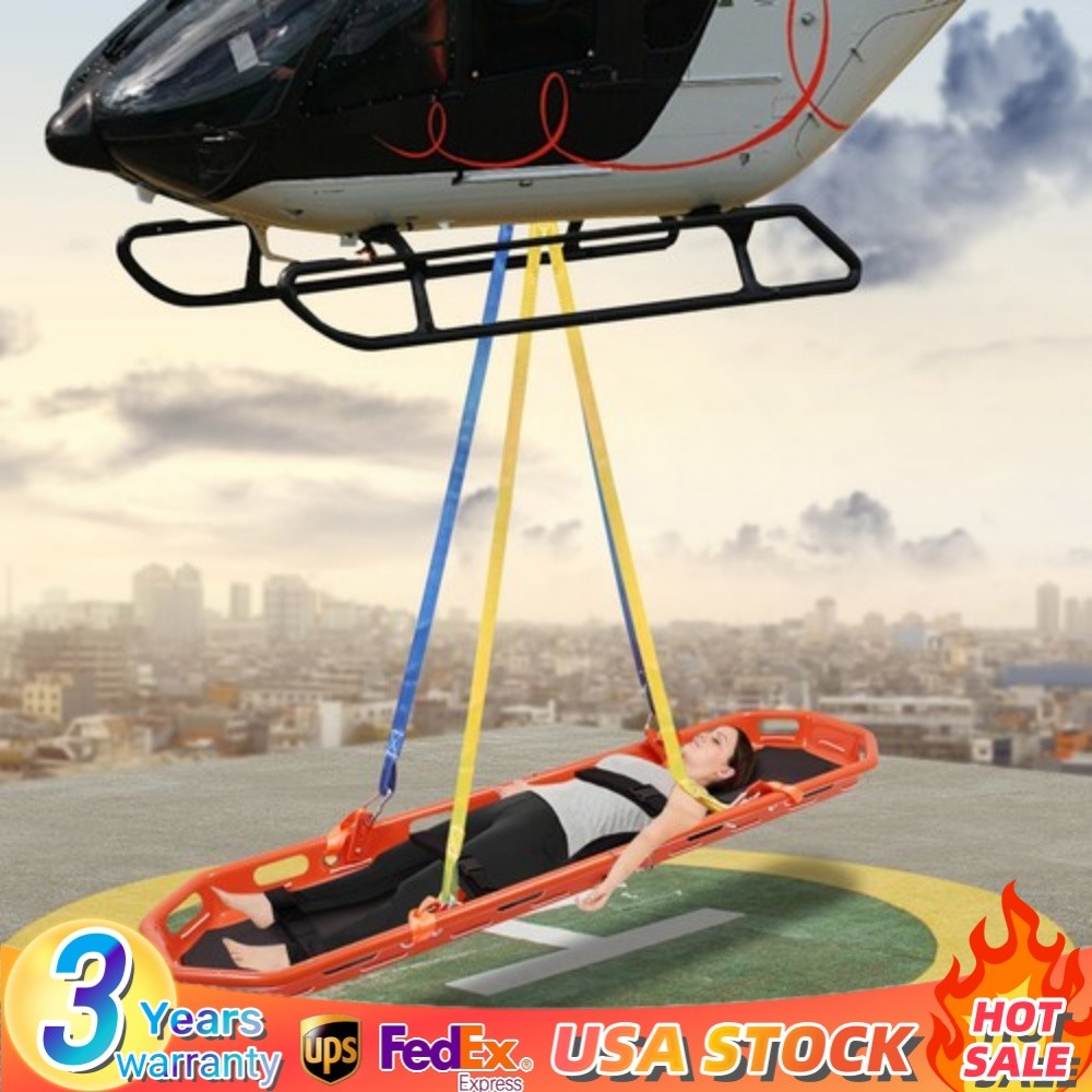 Rescue Basket Stretcher Basket Emergency Stretcher w/ Lift Sling 270kg/595.25lbs