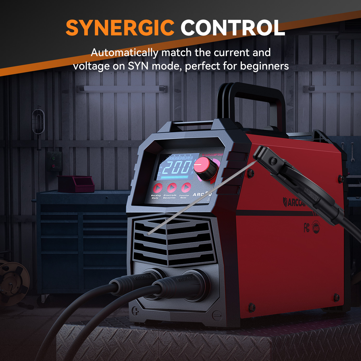 200A Stick Welder 110/220V ARC/MMA/Lift TIG Welding Machine IGBT Inverter Portab