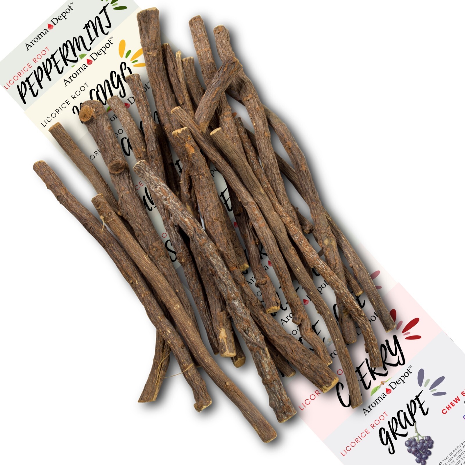 Licorice Root Chew Sticks Bulk 100% Pure Natural Flavored Glycyrrhiza Glabra