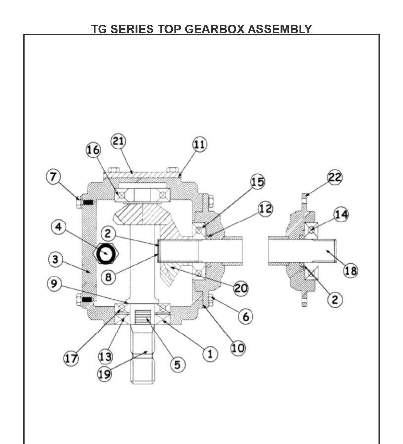 Phoenix Sicma Rotary Tiller Top gearbox Gear 4728794 & 4728795 (19T & 13T)
