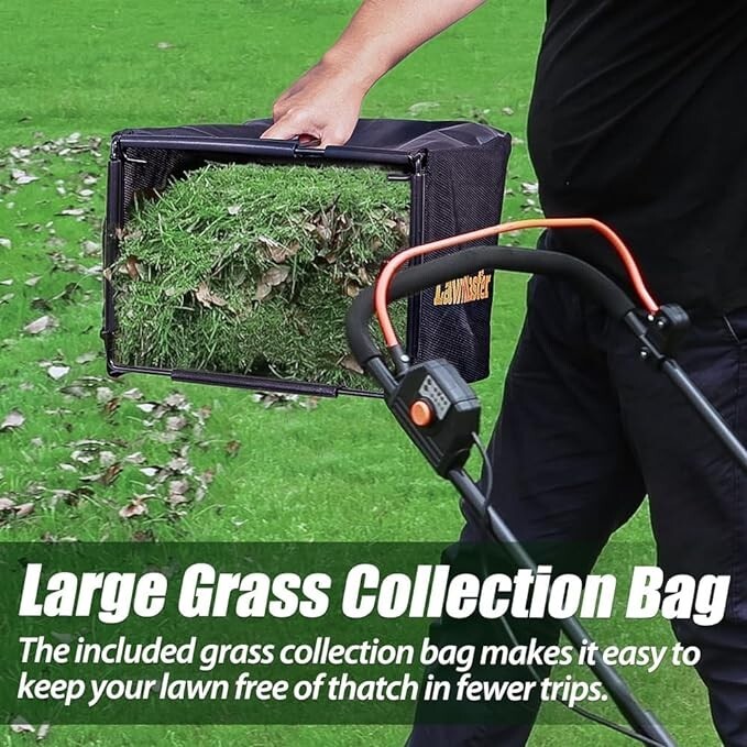 LawnMaster MEB1114K Electric Corded Lawn Mower 15-Inch 11AMP