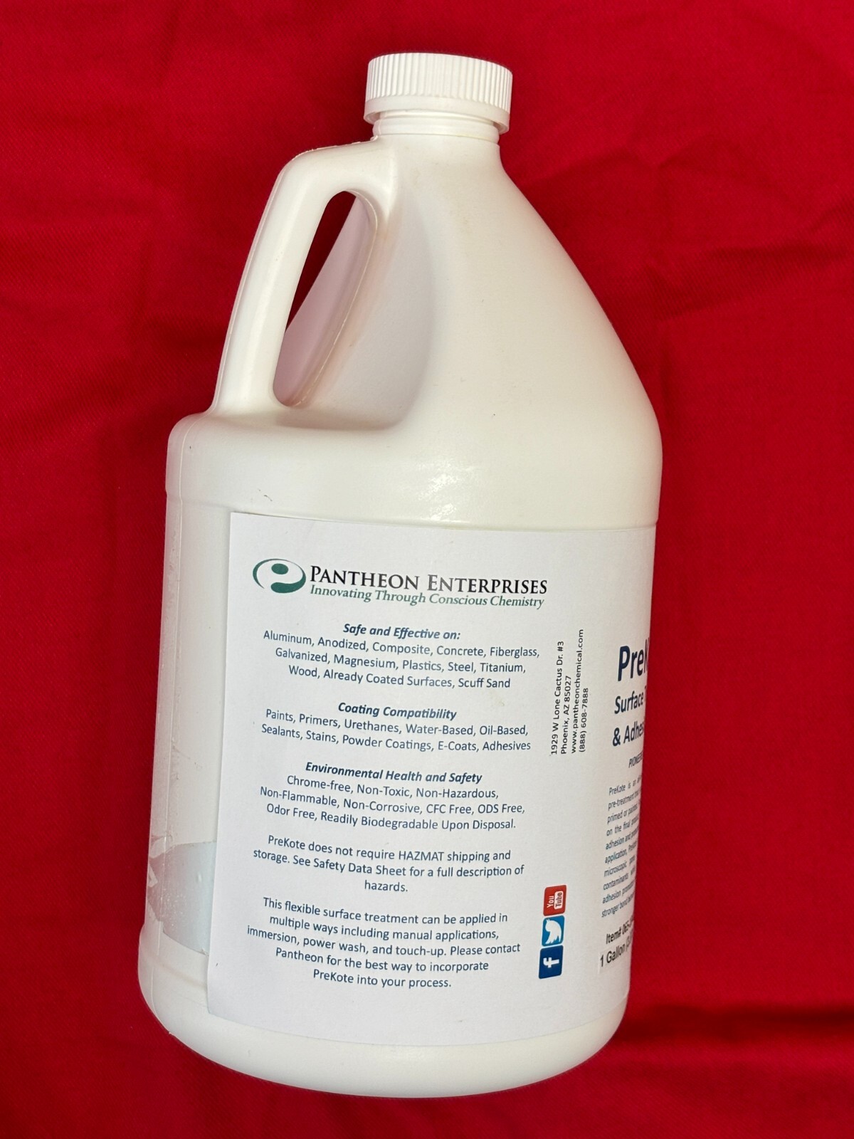 Pantheon Prekote Surface Treatment & Adhesion Promoter, 1 Gallon