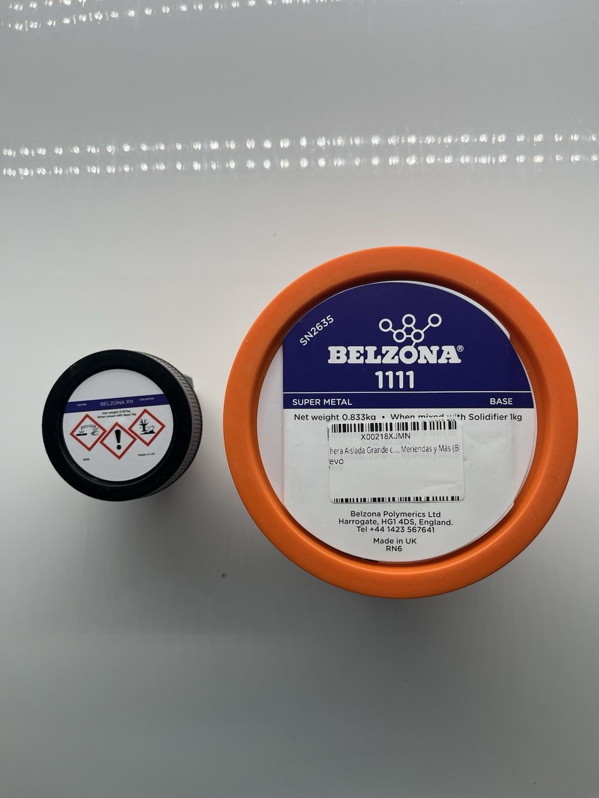 BELZONA 1111 SUPER METAL BASE & SOLIDIFIRE 1KG ENGINE REPAIR EPOXY FAST SHIPPING