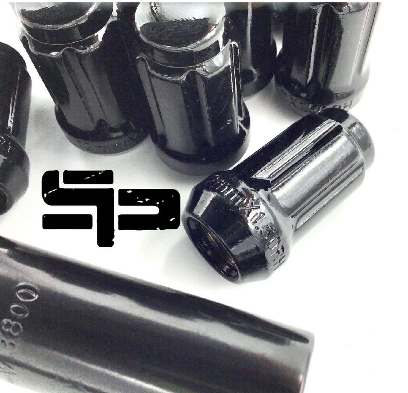 2022-2024 Polaris Rzr Pro R Turbo R Lug Nuts M12 X 1.50 W/Key 20 Pack BLACK