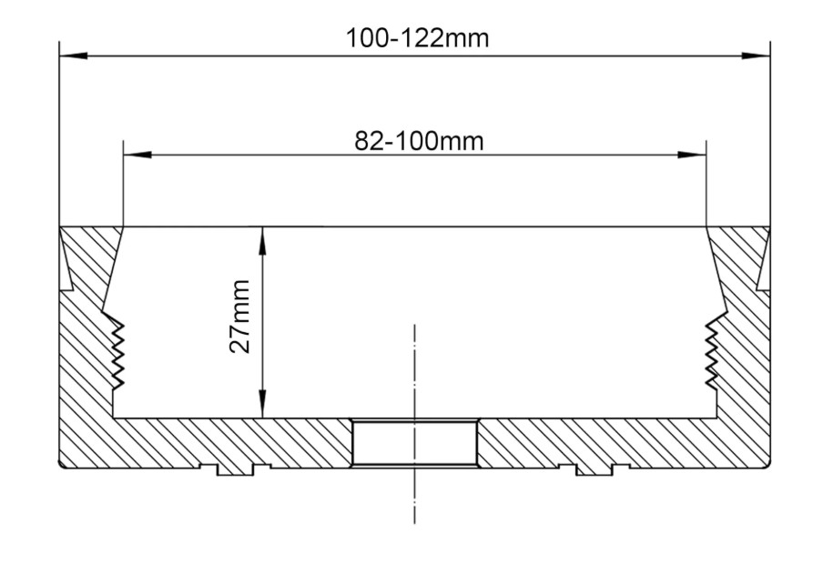 Wood lathe Powergrip jaws for NOVA Chuck
