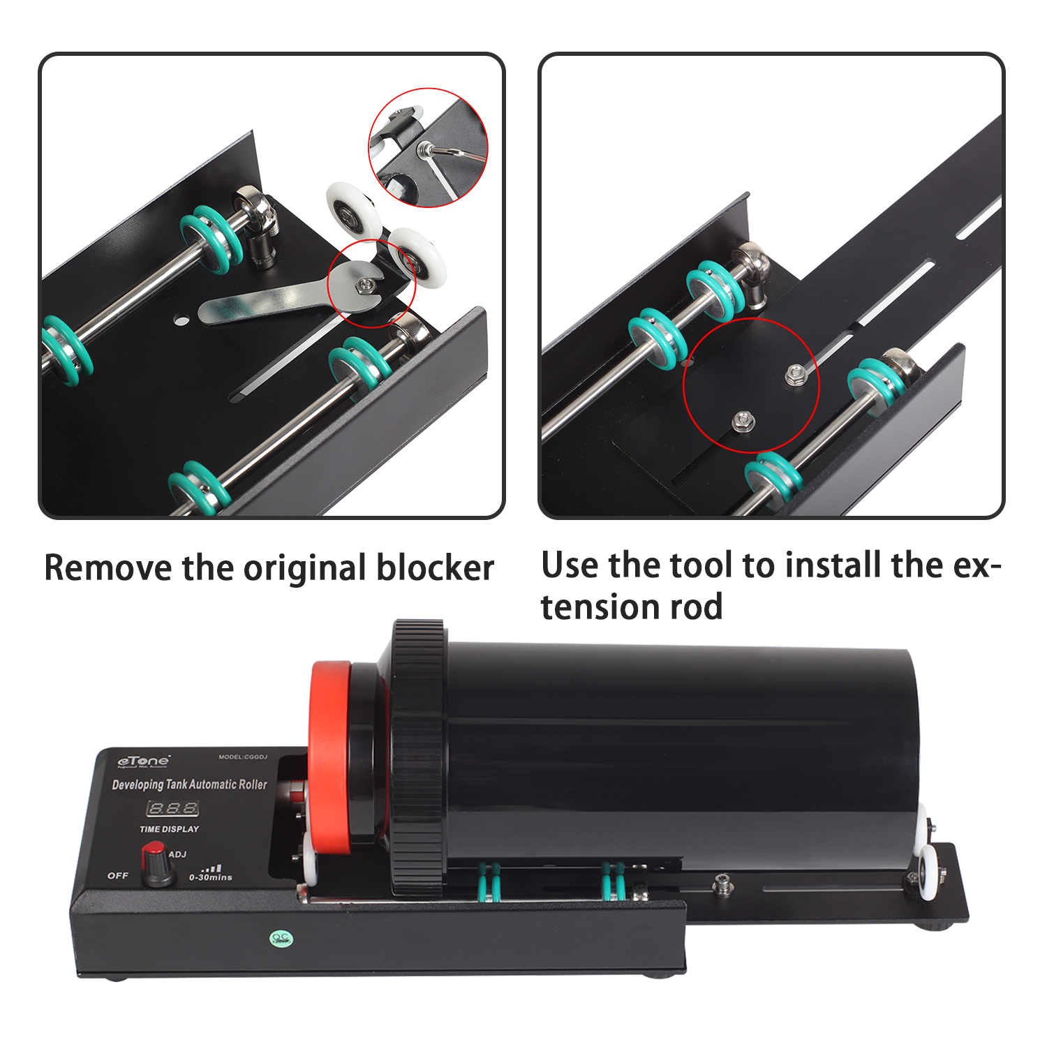 eTone Automatic Darkroom Film Processor Machine For Jobo AP Developing Tank