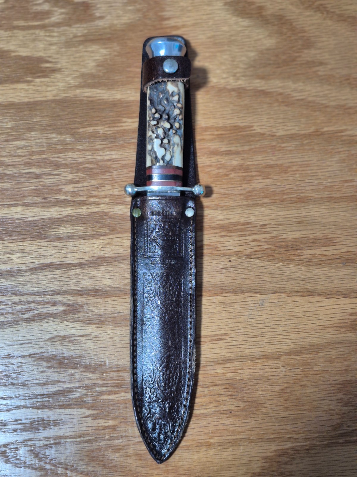 Vintage SOLINGEN Linder-Messer - Stag Horn Handle dual edge knife