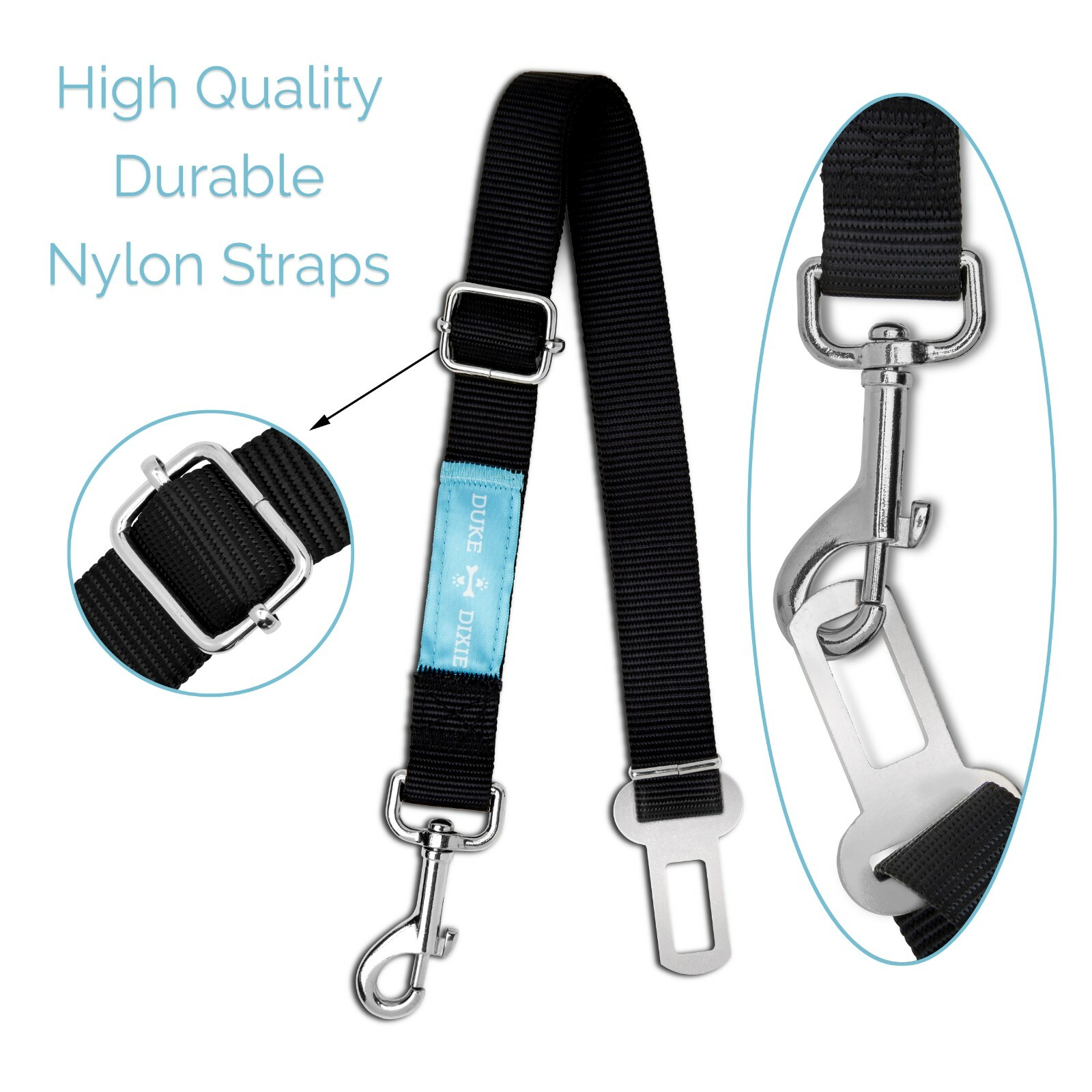 Dog Seat Belt Leash Pet Seatbelt Car Suv Safety Adjustable Harness Tether 2Pack
