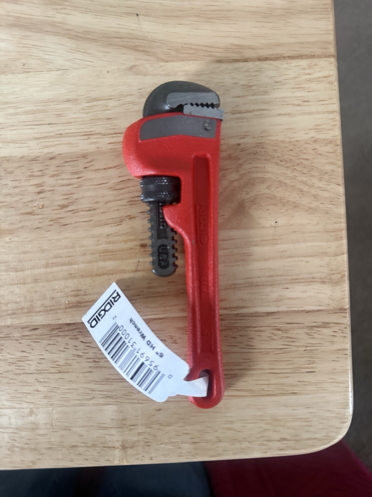 Ridgid 6” Pipe Wrench 31000