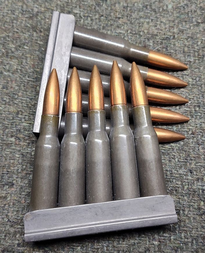 RARE Original East German/Czech Mosin Nagant 5 Rd Stripper Clips, Lot of 3 Clips