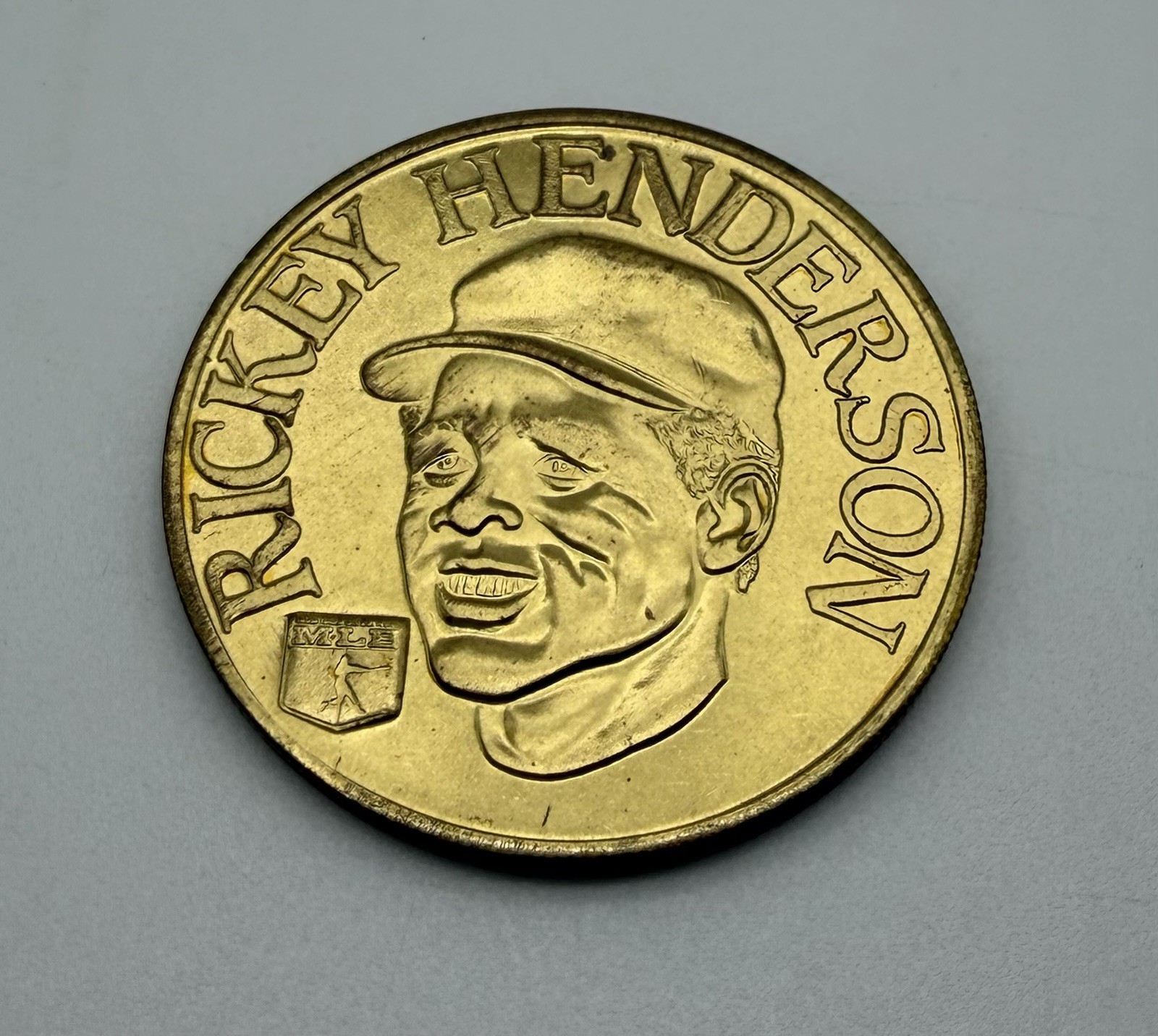 Rickey Henderson 1992 Sport Stars MLB Brass Collector Coin All Time Great