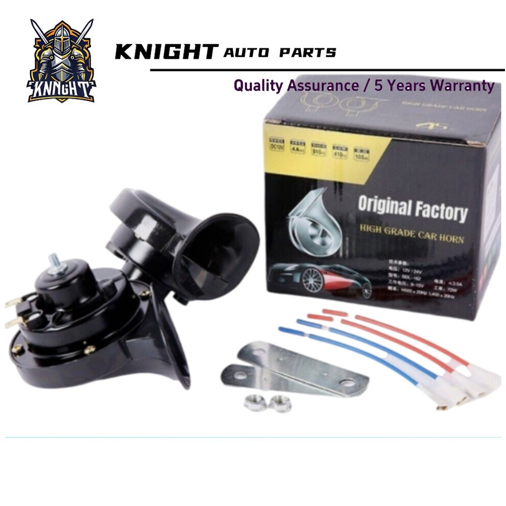 Car Horn Super Loud Train Horn for Car Boat Train Truck Black Motorcycle