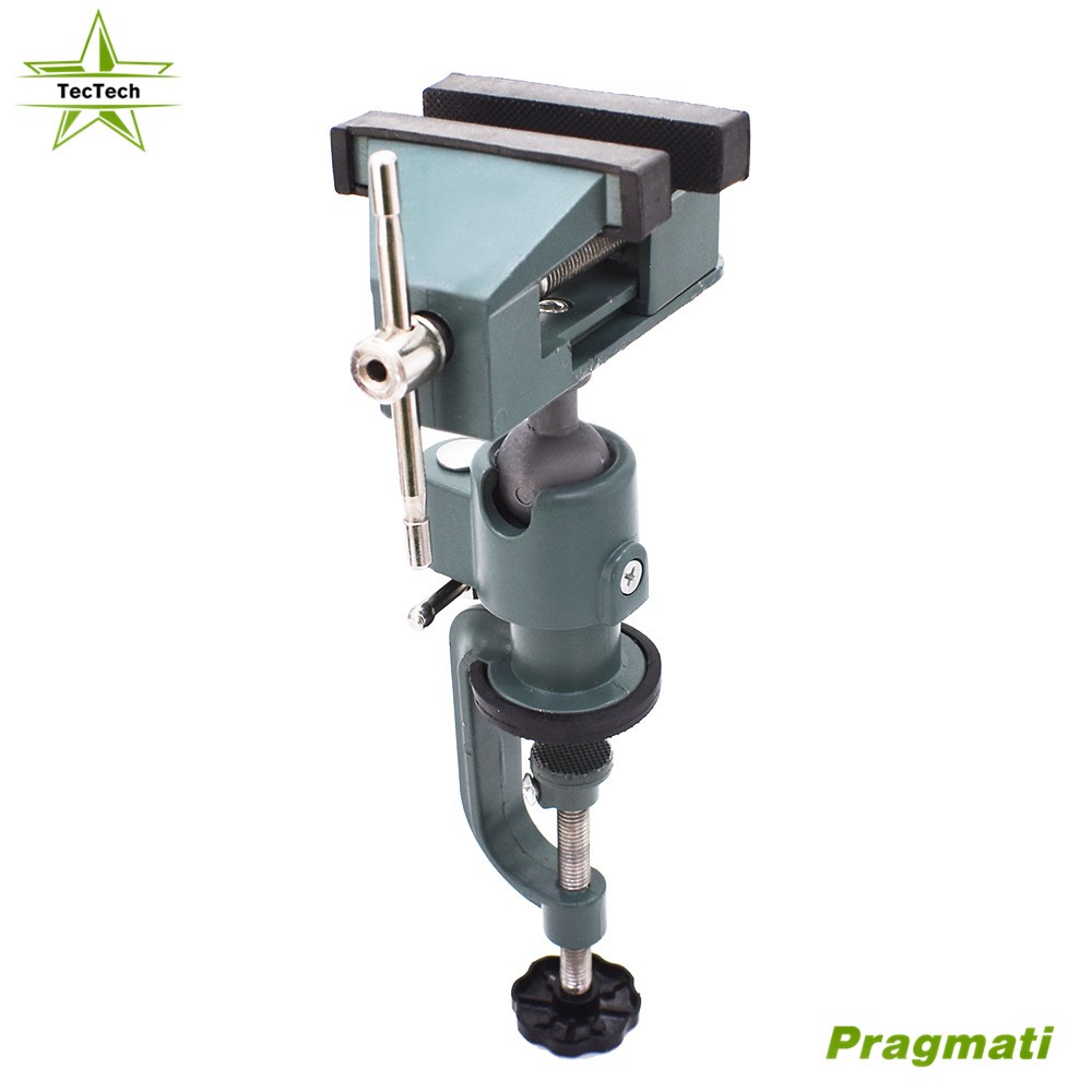Universal Table Vise For Holding Small Parts 3" Aluminum Swivel 360° Rotating