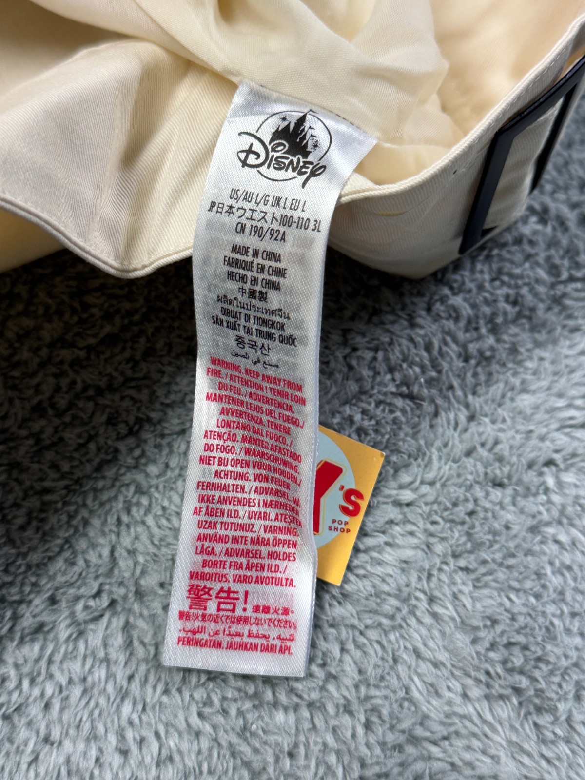 NEW Walt Disney World Racing Jacket Adult Large Racer Embroidered Patches Zip