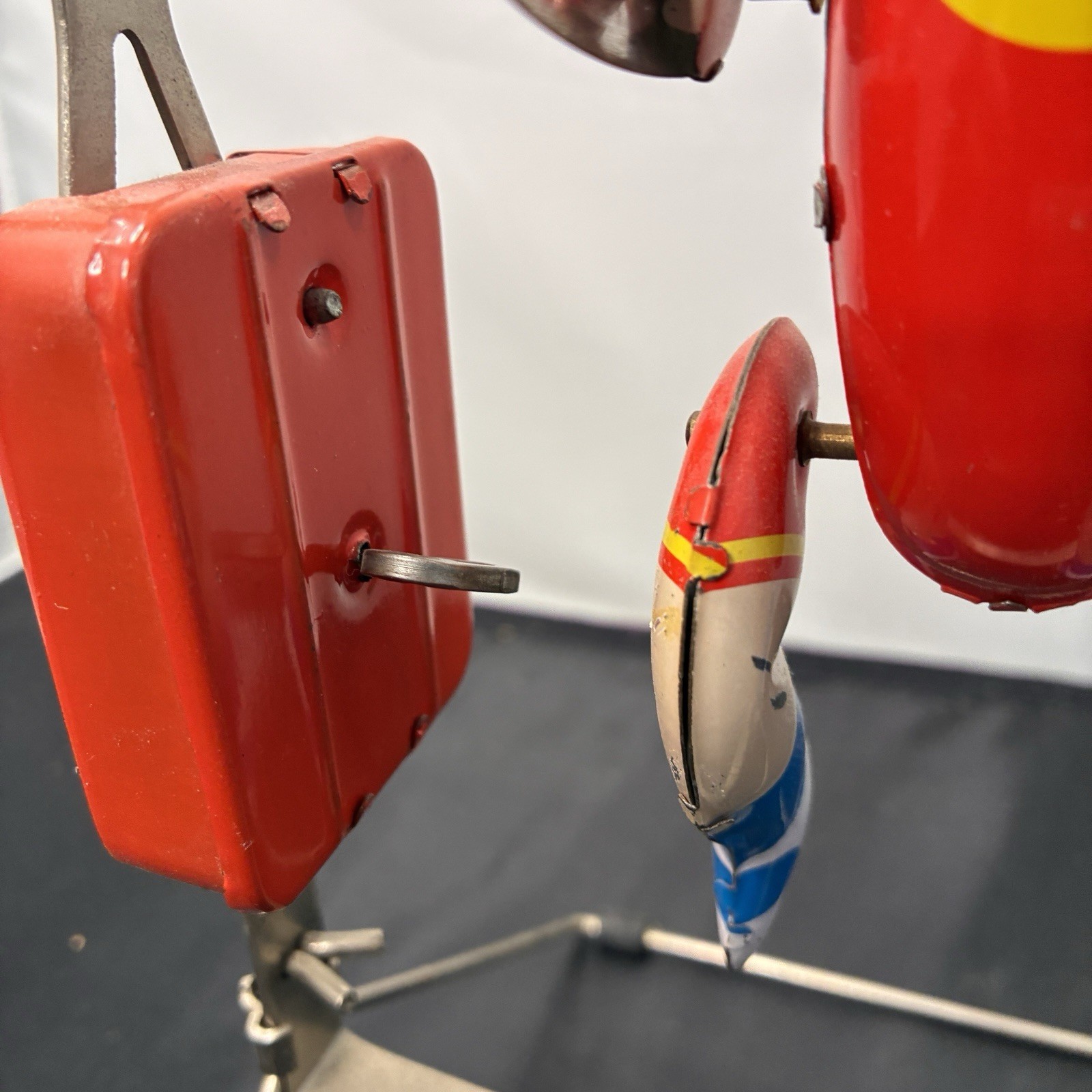 SCHYLLING TIN WIND UP TIK TAK ACROBOAT TOY