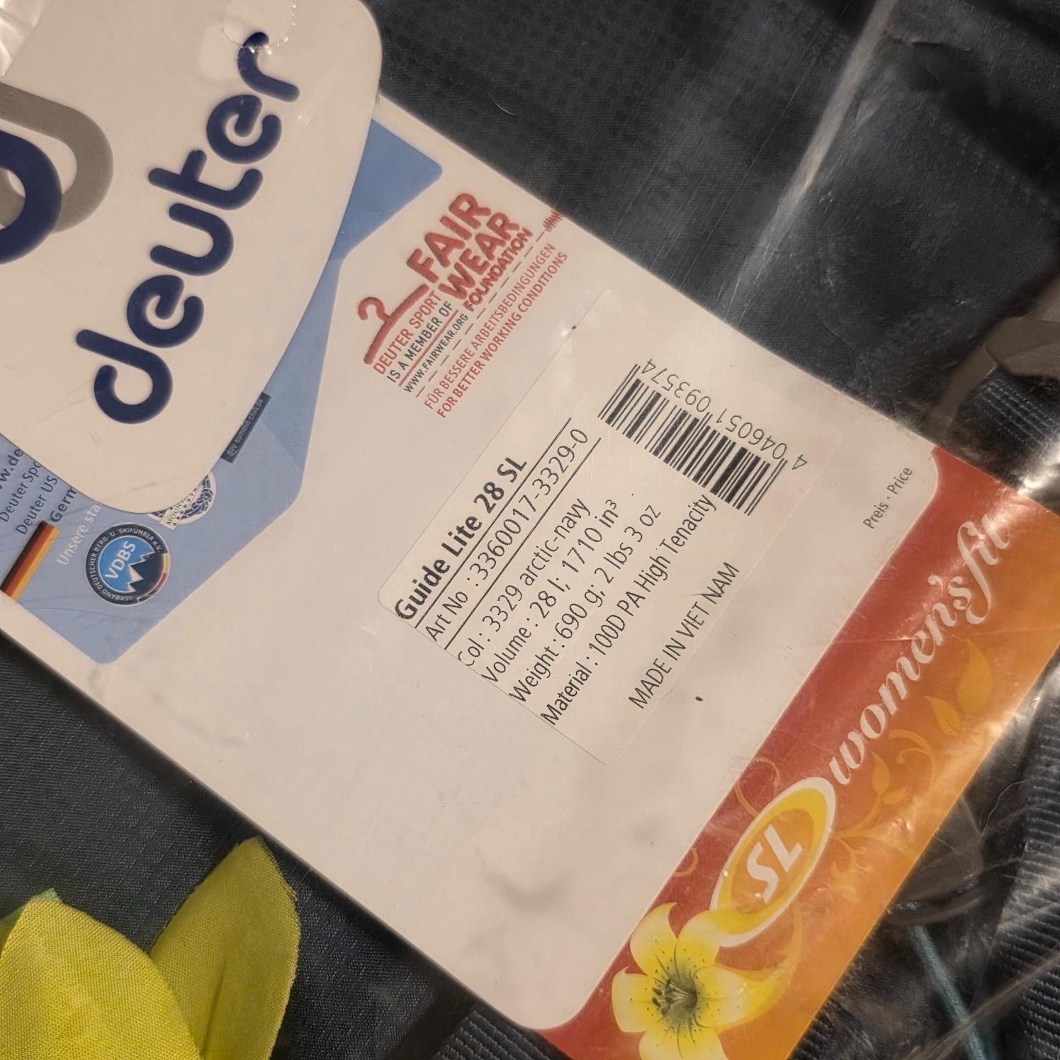 Deuter Guide Lite 28 SL Mountaineering Backpack Women's Blue Outdoor Camping