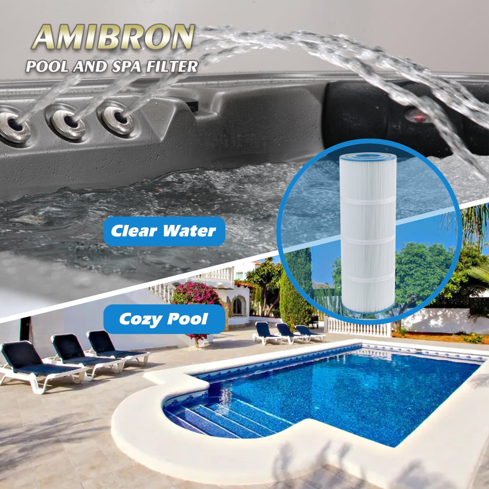 4pack C3030 AmiBron C-7483 Swim Claer Replaces Hayward C3025，C580E，CX580XRE