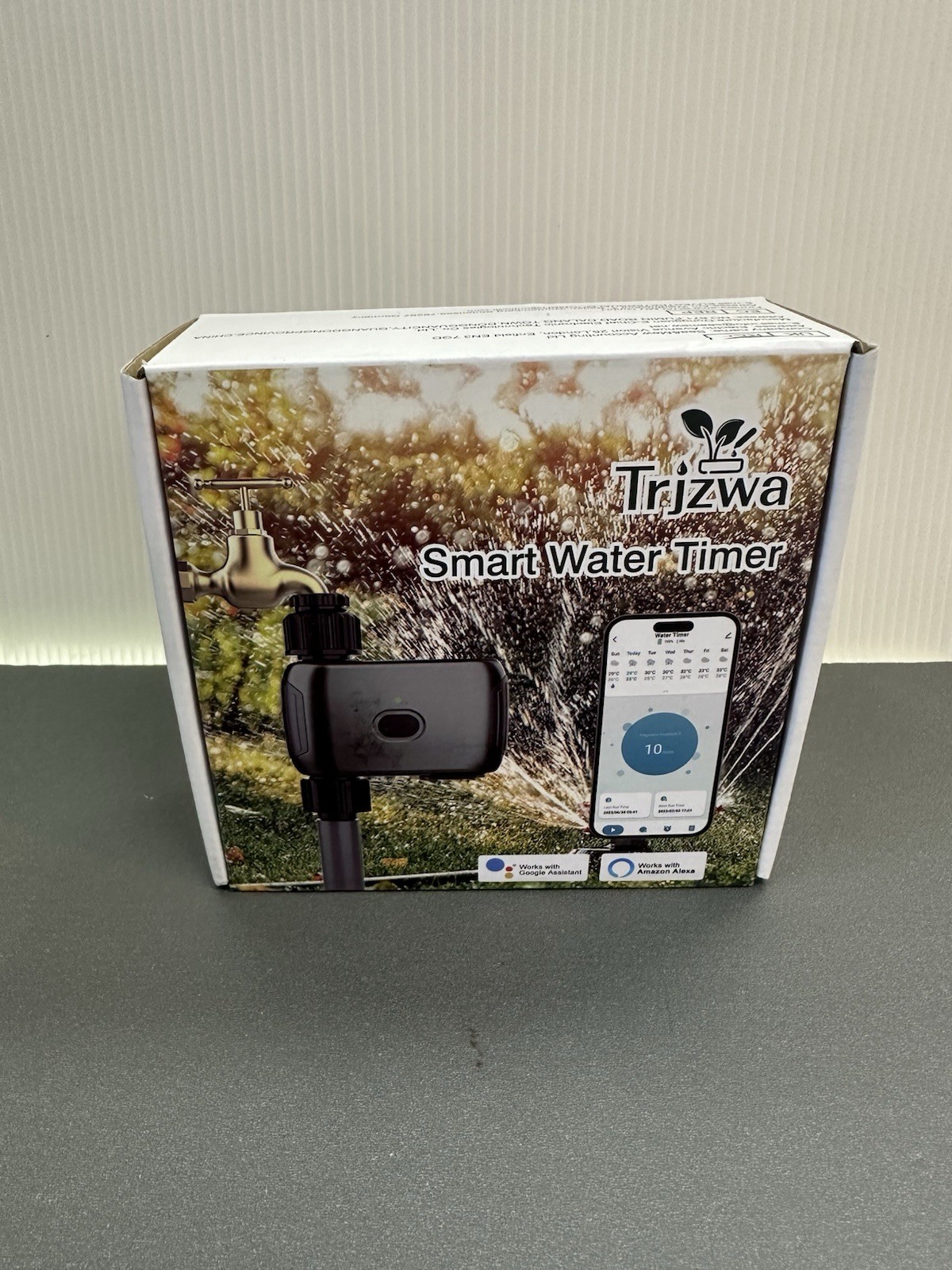 TRJZWA Smart Sprinkler Water Irrigation Timer IP55 For Garden Hose APP Control