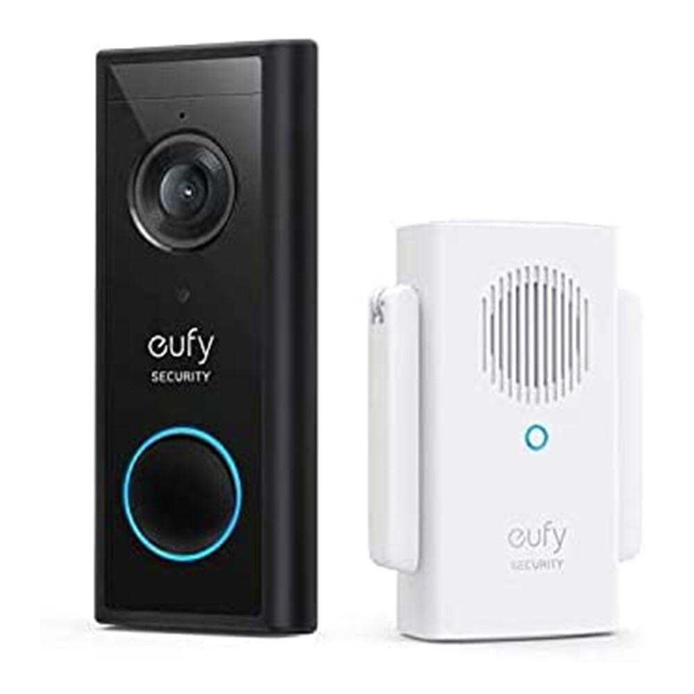 eufy Security Smart Lock Touch& Wi-Fi w/ Wireless Video Doorbell 2K Camera+Chime