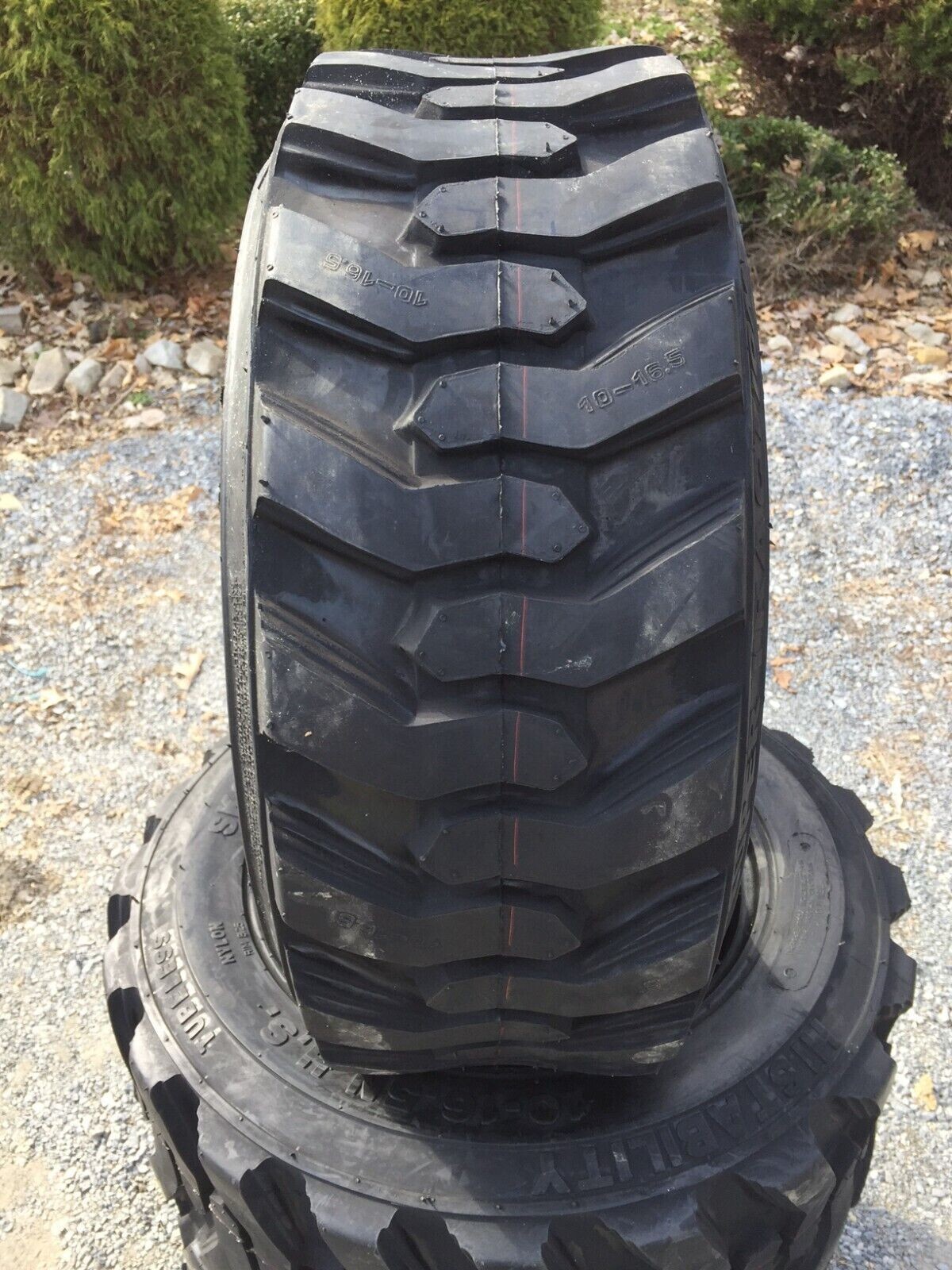 4 NEW 10-16.5 Skid Steer Tires for Case, New Holland & more - Forerunner SKS-1