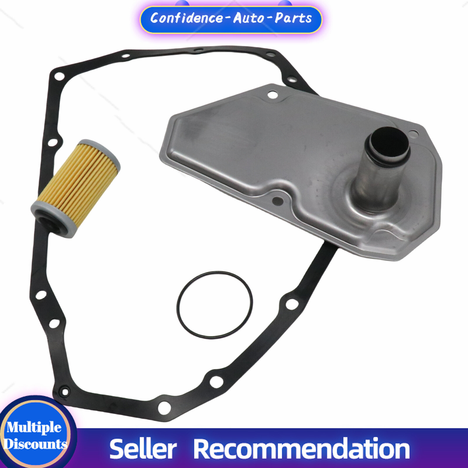 For Nissan Kicks 2018-2024 Versa 20-24 1.6L 3Pcs Transmission Oil Filter Gasket