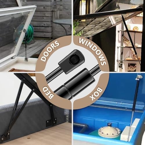 Gas Struts 16In Gas Struts Spring for RV Bed, 55Lb/249N Gas Prop Shocks Lift