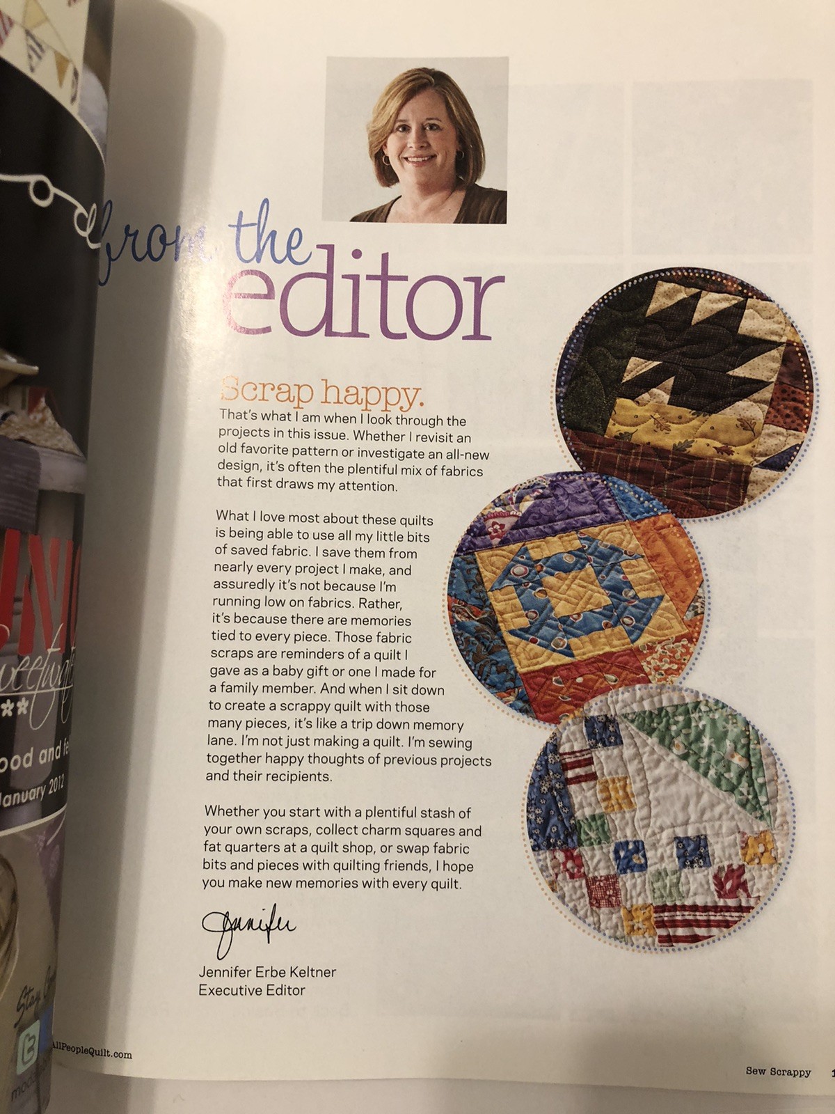 Using Scraps Quilting (Lot of 4) Various Quilting Magazines/Manuals- 2011-2013