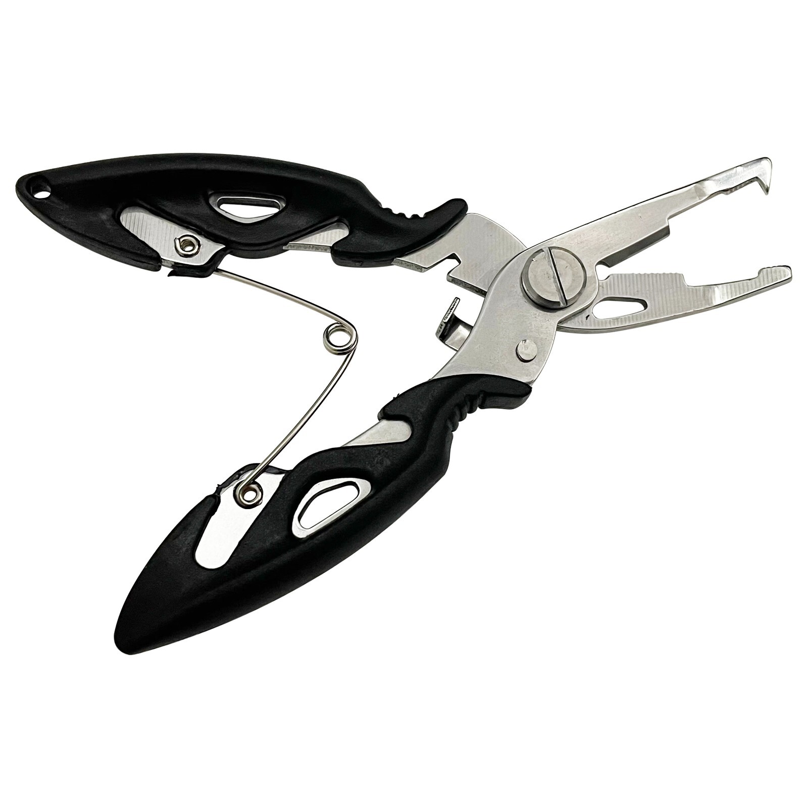 5” Lure Pliers Fishing Pliers Aluminum Split Ring-Hook Remover-Line Cutter