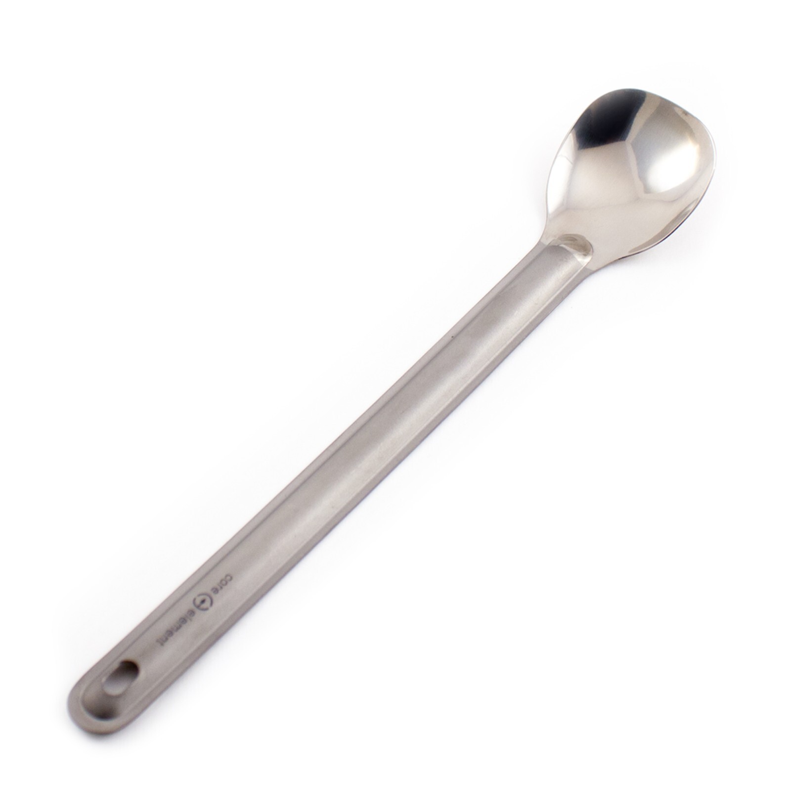 2PC Titanium Long Handle Spork Spoon Ultralight Backpacking Camping Core Element